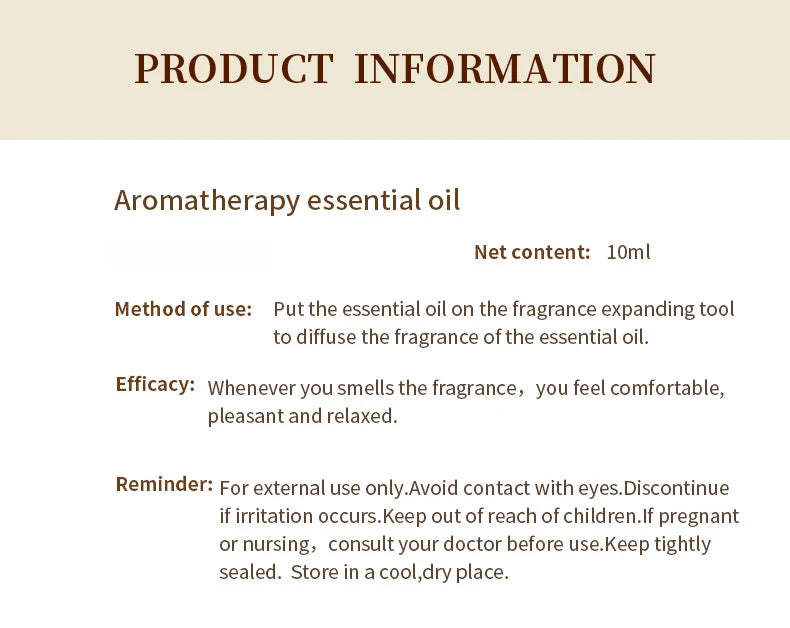 5PCS Aromatherapy plant essential oil water-soluble humidifier fireless aromatherapy refill liquid aromatherapy machine set