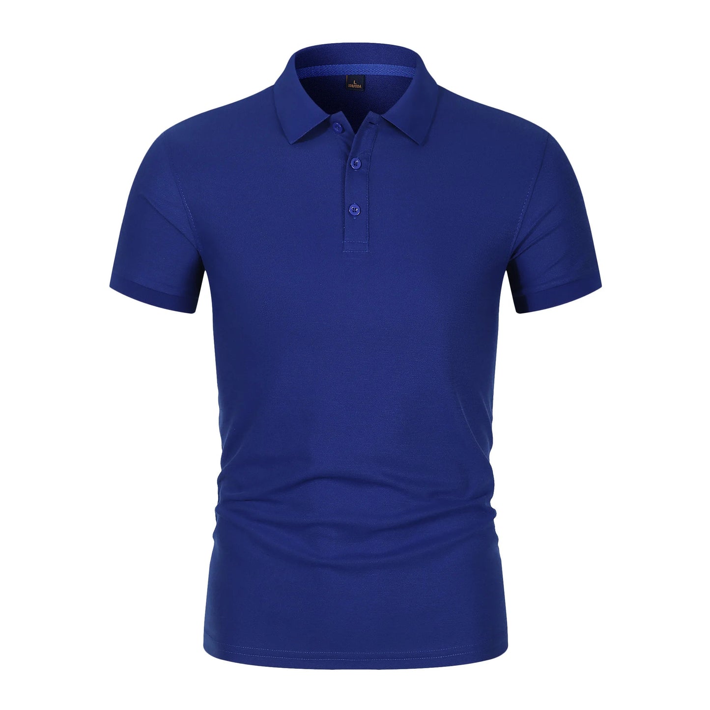 2025 Summer New Men's Short sleeved Solid Color Polo Shirt Breathable and Comfortable Elastic Top Casual Business New Style Viralgem Store