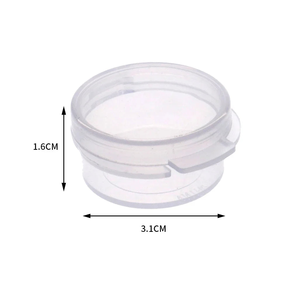 5/10/20/50Pcs 5g Make Up Jars Mini Sample Bottle Sealing Pot Face Cream Container Plastic Transparent Case Salad Sauce Box