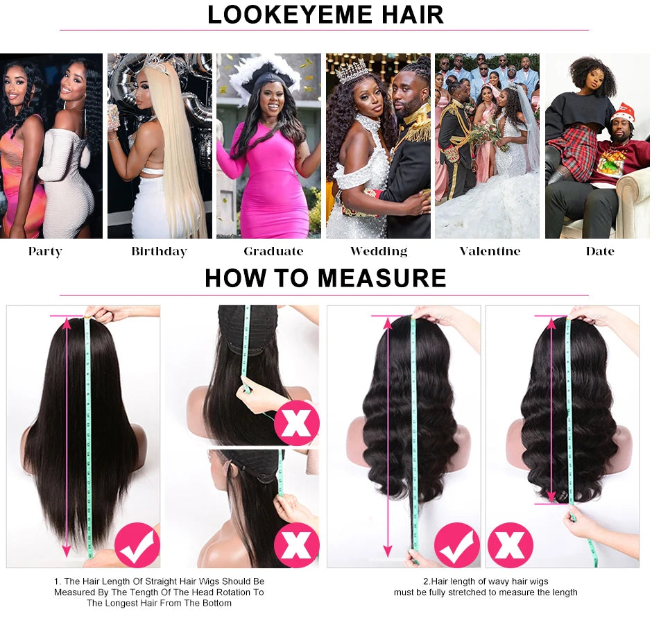 13x4 13X6 Body Wave Transparent Lace Front Wig Bling Hair HD Frontal Wig 180% Density Human Hair 4x4 Lace Closure Wigs For Women