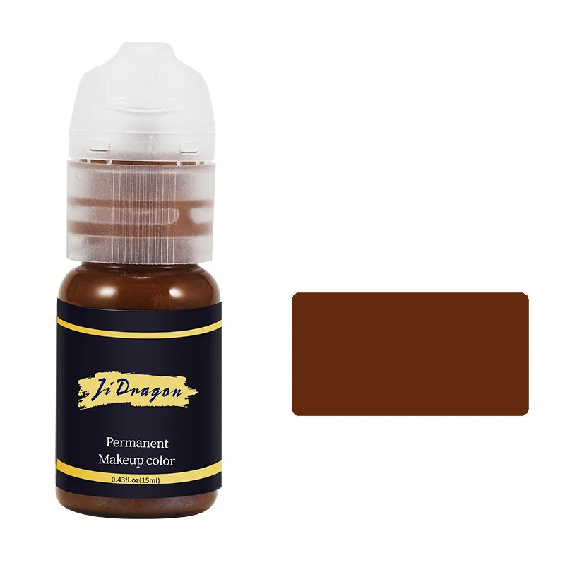 15ml Tattoo ink Pigment Color Paint Set Mix Permanent Makeup Microblading Eyebrow Lip Eyeliner SMP Beauty PMU Body Art Supplies