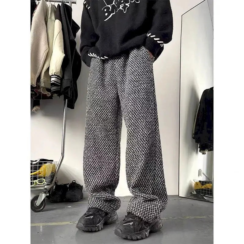 Streetwear Hooded Sweatshirts and Straight Pants Sets Women Harajuku Gothic Hoodies Men Korean Matching Sets Y2k K Pop Clothes