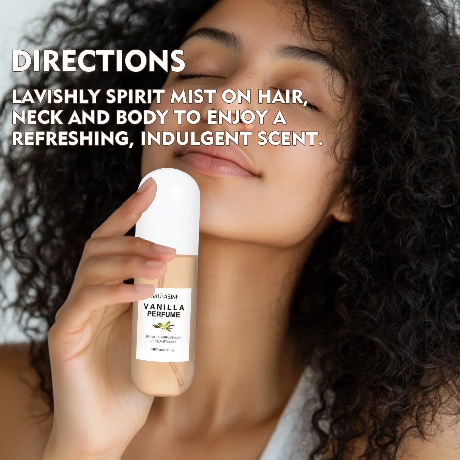 Vanilla Skin Body Mist Vanilla Skin Perfume Hair and Body Mist for Women & Men Long-Lasting Fragrance Body Spray(2.03Fl Oz) Viralgem Store