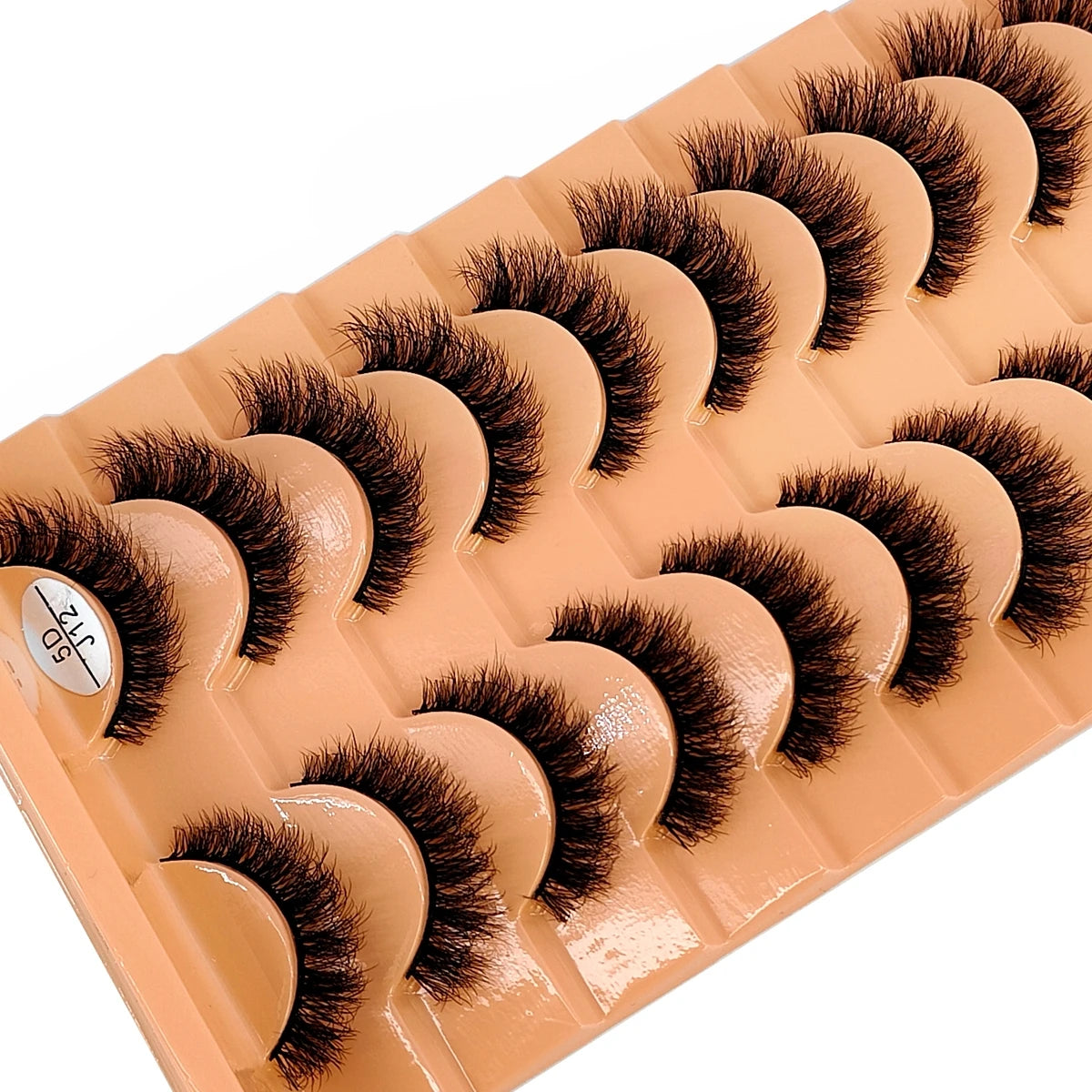 10 Pairs 3D Faux Mink Lashes Fluffy Soft Beauty Wispy Natural Short False Eyelashes Curly lashes Makeup Classic Thick eyelashes