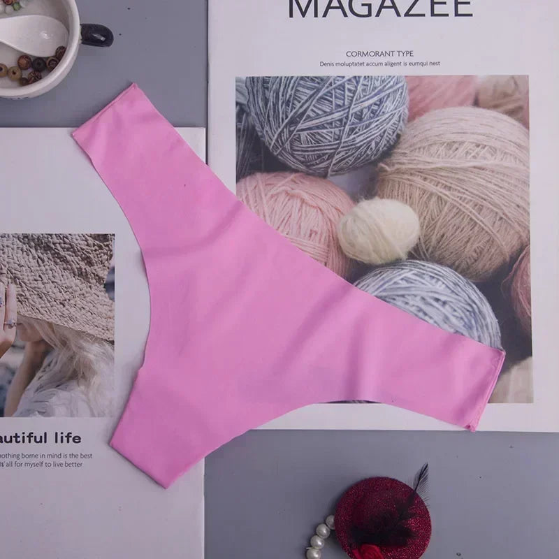 2pcs Sexy Lingerie Seamless Women G-string Underwear Ladies Panties Lingerie Bikini Pants Tanga Thong Intimatewear Briefs