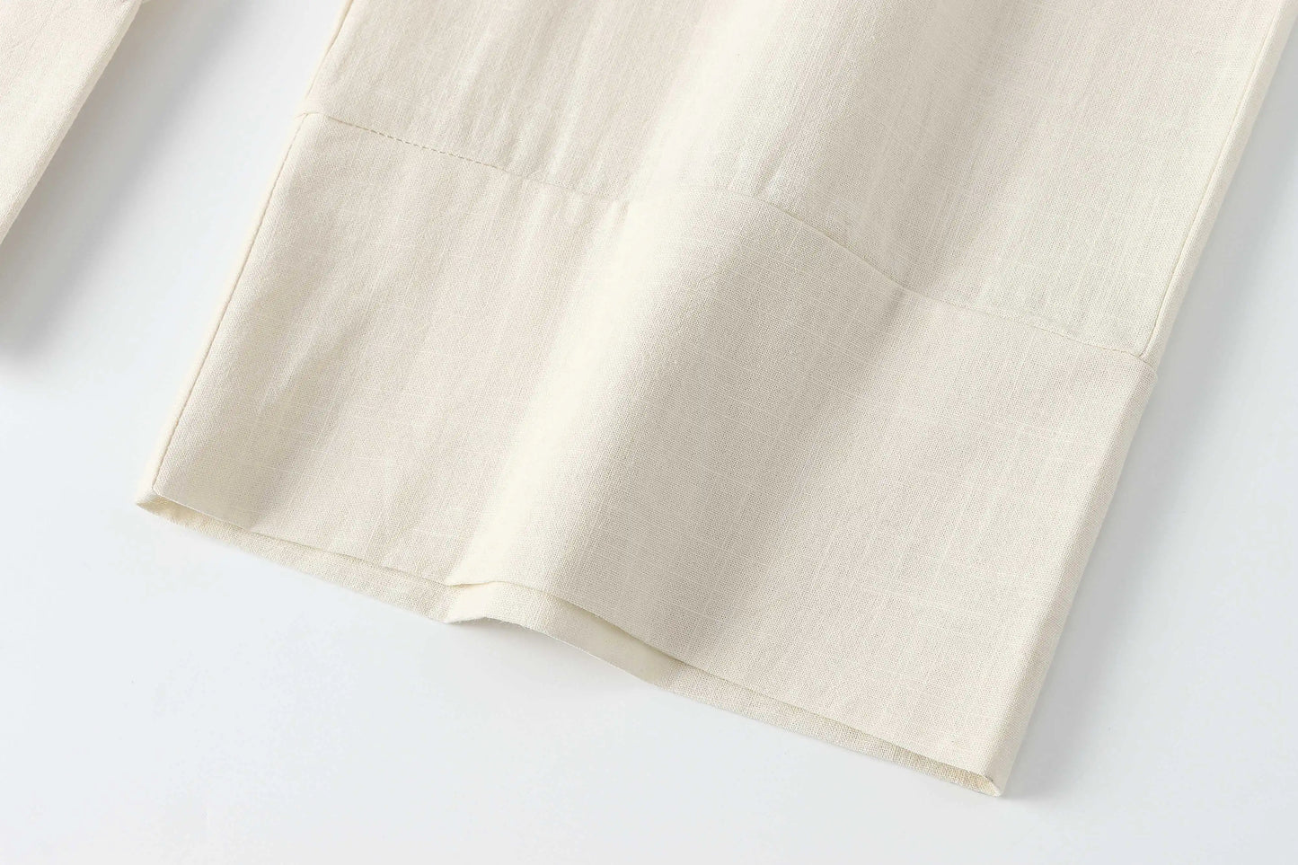 TRAFZA 2024 Women Fashion Solid Shirt Pant Set Asymmetric Laced Up Blouse Top+Elastic Waist Loose Wide Leg Pant 2 Piece Suits