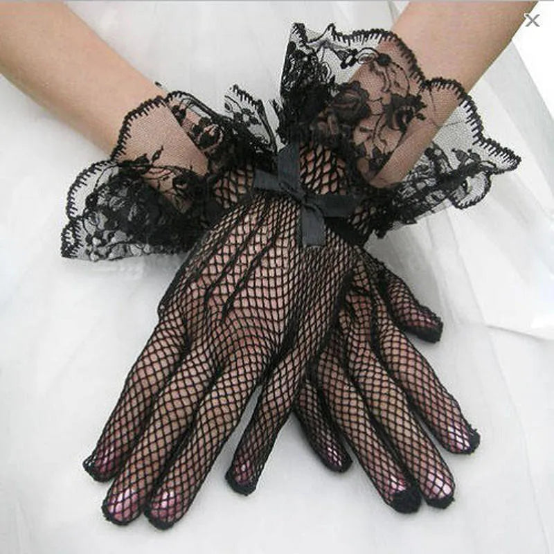 Transparent Sunscreen Sexy Driving Gloves Women Gloves Ultra Thin Dress Gloves Sheer Tulle 70cm Long Female Gloves Women Gloves
