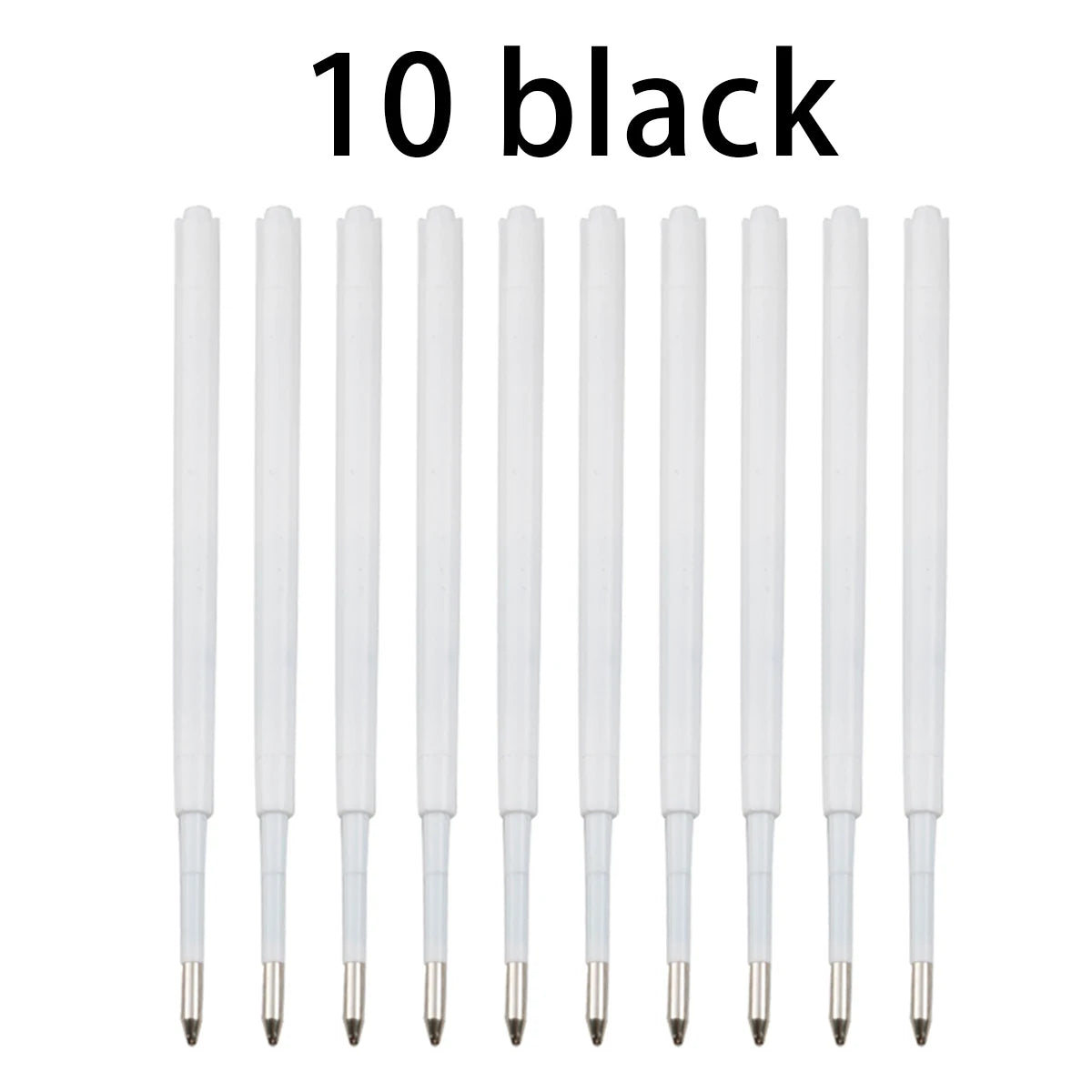 10-20pcs 0.7MM Ballpoint Pen Plastic G2 Refills Blue/Black Ink  for Pens Writting Parts Office Stationery Viralgem Store