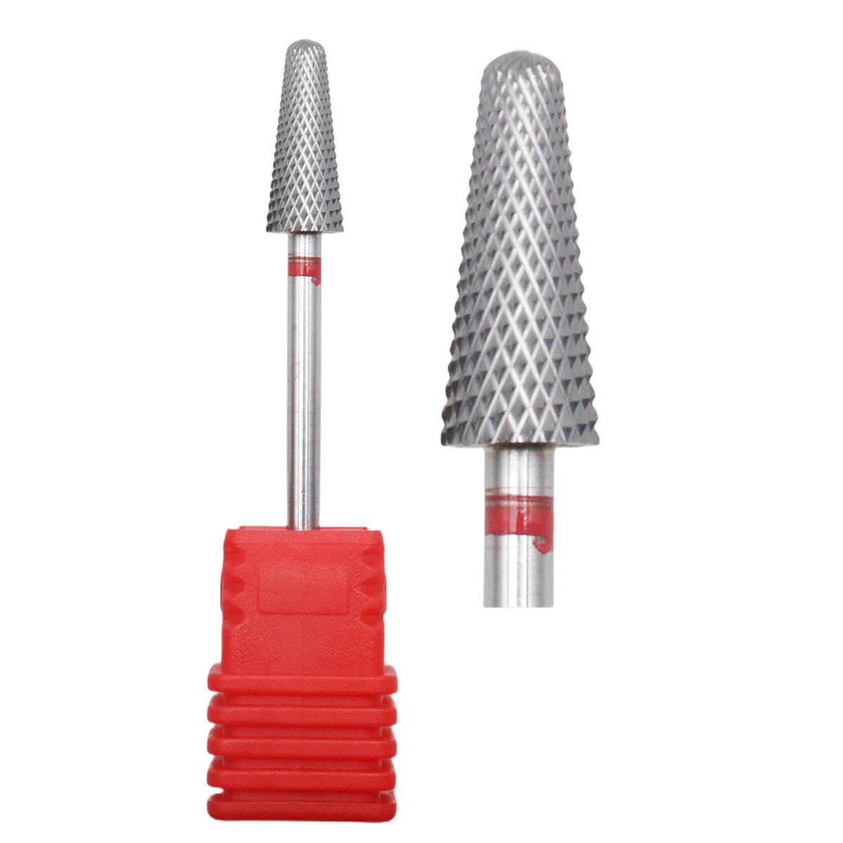 5mm Cone Carbide Nail Drill Bit 3/32" Milling Cutter For Manicure Rotary Burr Nail Bits Electric Drill Accessories Tool