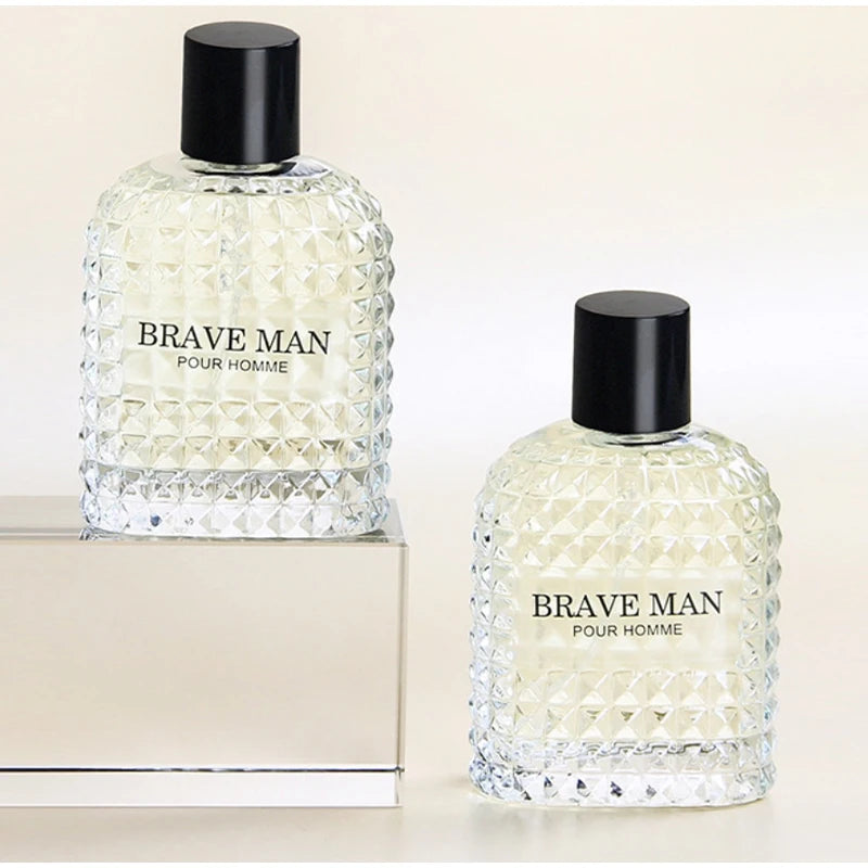 100ML Brave Man Wolf Smoke Perfume Charming Cologne Long-Lasting Fragrance Tender Woody Scent Floral Oriental Note Eau De Parfum