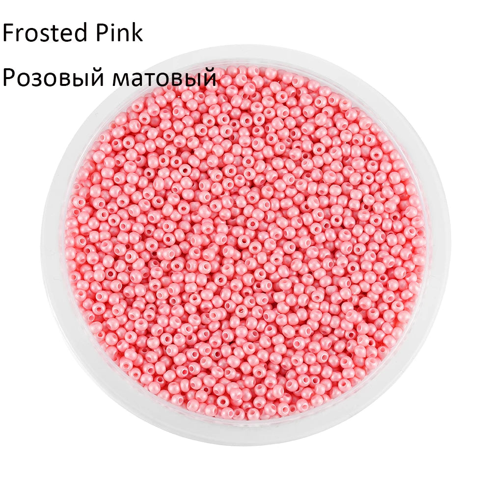 2mm Charm Glass beads Czech Glass Seed Beads Small Round Loose Bead For DIY Jewelry Making Earrings Bracelet