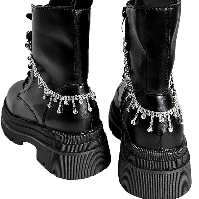 1pc Big Star Charms Chunky Chains Martin Boots Canvas Shoes Buckles Decoration Y2k Hearts Shoes Accessories Harajuku Jewelry Viralgem Store