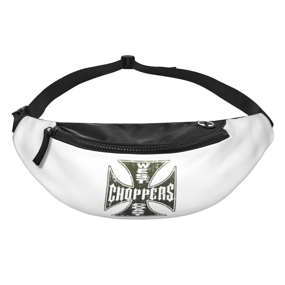 West Coast Choppers Fanny Pack Men Women Custom Crossbody Waist Bag for Travel Hiking Phone Money Pouch Viralgem Store