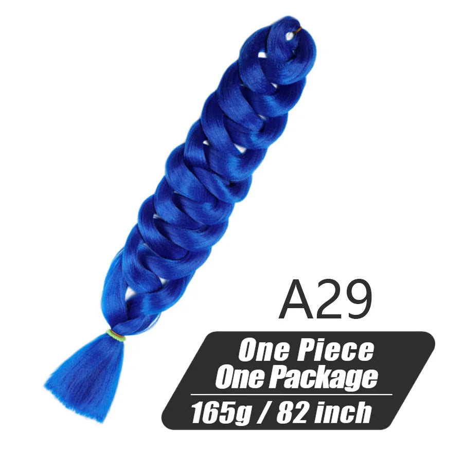 Xpression Crochet Hair Jumbo Braids Hair Kanekalon Expression Hair for Braids Synthetic Braiding Hair Extensions For Women