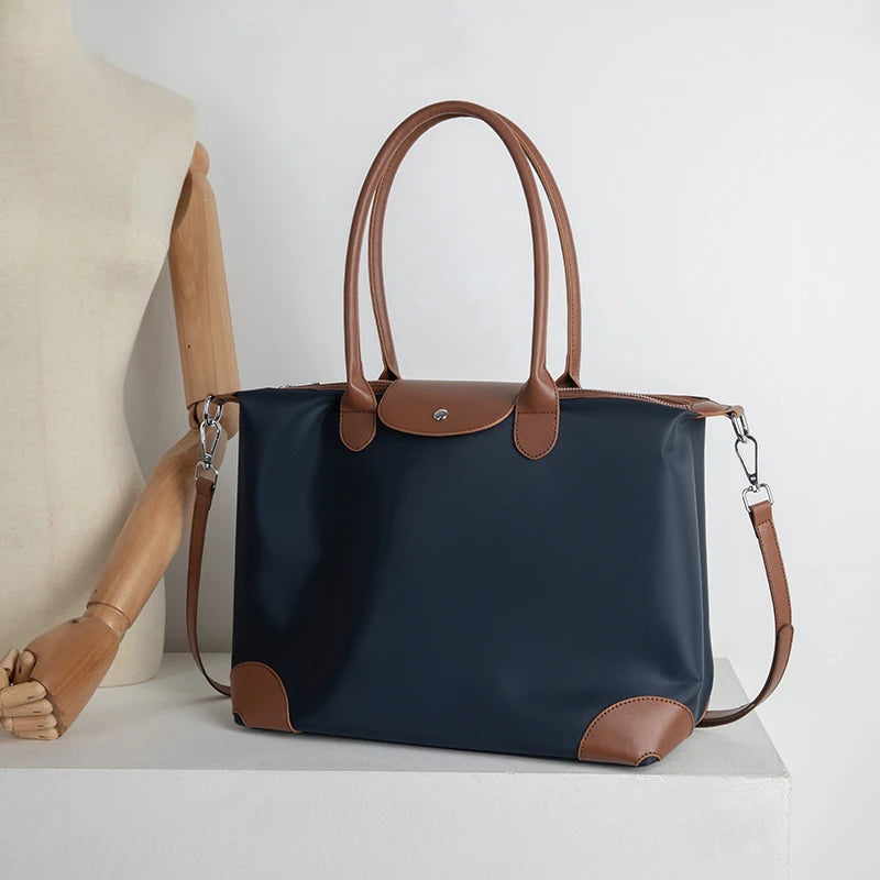 Women's Tote Bag Large Capacity Waterproof Oxford Cloth Women Shoulder Bag Luxury Designer Crossbody Bags Foldable Handbags Viralgem Store