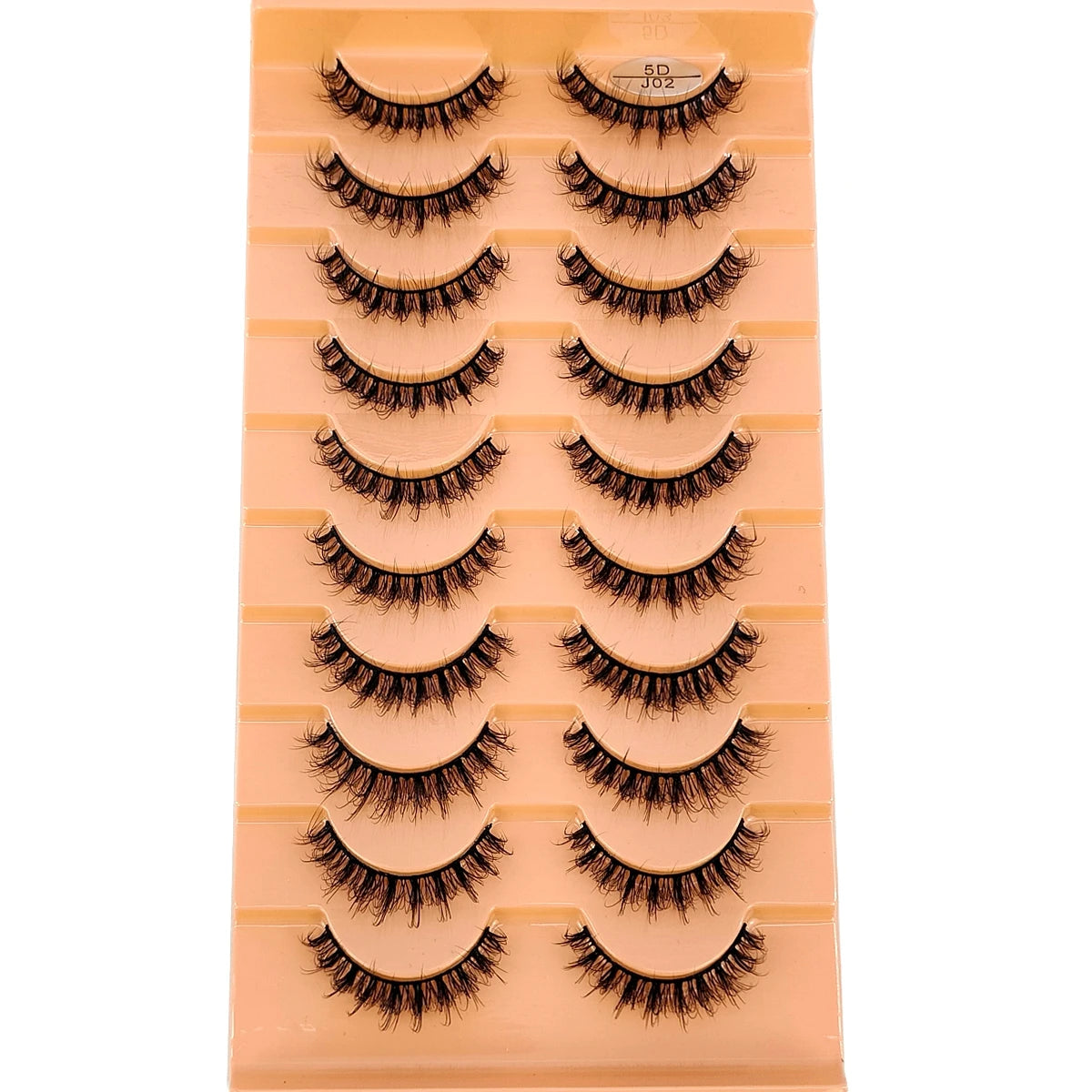 10 Pairs 3D Faux Mink Lashes Fluffy Soft Beauty Wispy Natural Short False Eyelashes Curly lashes Makeup Classic Thick eyelashes