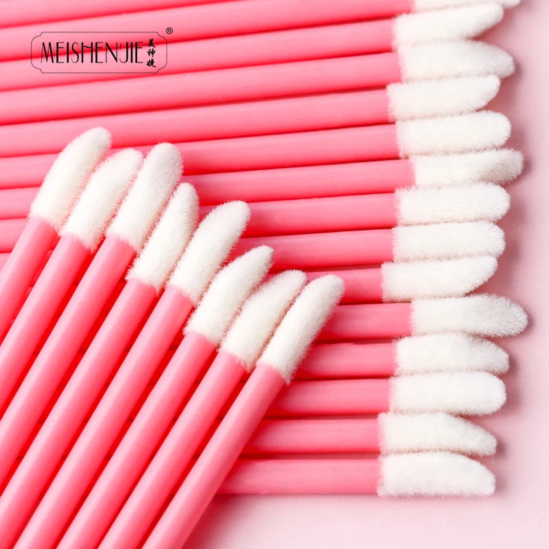 Wholesale 50/1000pcs Lip Brushes Applicators Eyelashes Brush Lipstick Brush Lip Gloss Applicator Wands Makeup Beauty Tool