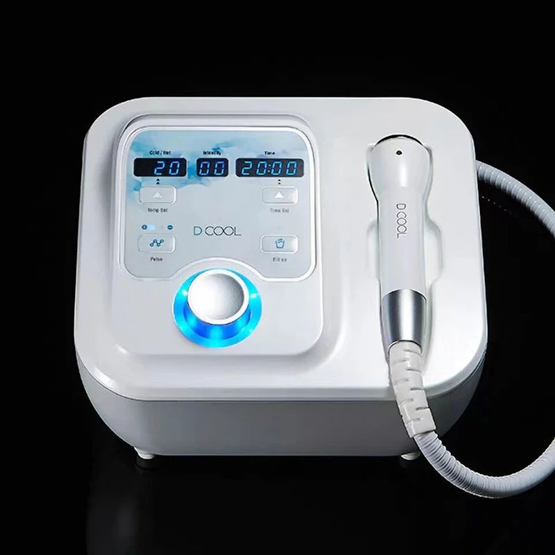 2024 NEW Dcool Portable Cool + Hot + EMS For Skin Tightening Anti Puffiness Facial Electroporation Machine Beauty Device