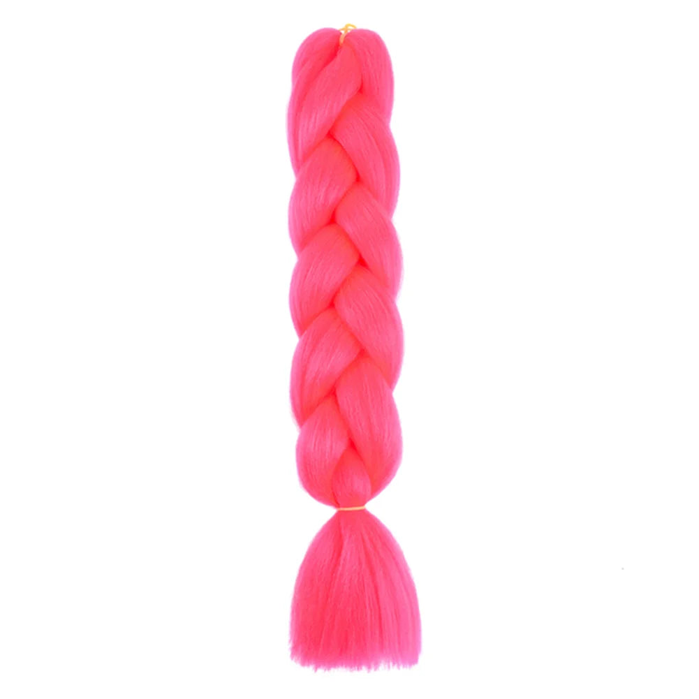 24 Inches DIY Jumbo Braiding Hair Synthetic Hair Extensions Afro Ombre Crochet Braid Hair Wholesale For Women Viralgem Store