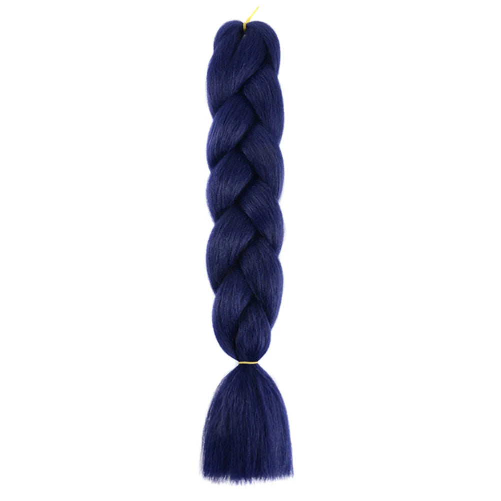 24 Inches DIY Jumbo Braiding Hair Synthetic Hair Extensions Afro Ombre Crochet Braid Hair Wholesale For Women Viralgem Store