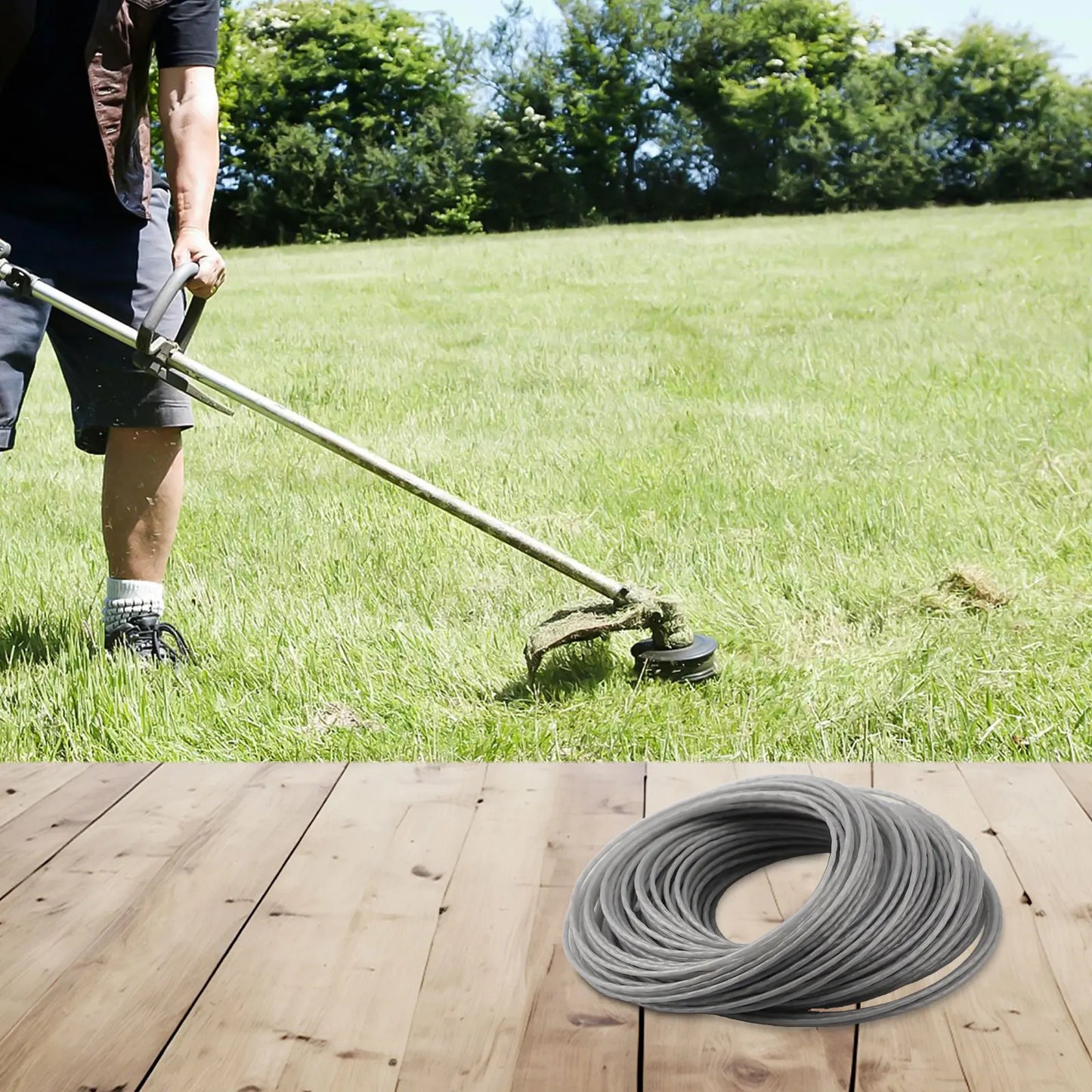 24m Trimmer Line Spool For For Bosch ART 24/27/30/36 Li 1 65mm Compatible with EasyGrassCut and Advanced Models