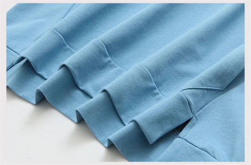 2023 Oversize 4XL Loose Sweatshirts Women Cotton Hoodies Summer Short-sleeves Thin Tees Female Casual Pullover Tops Outerwear