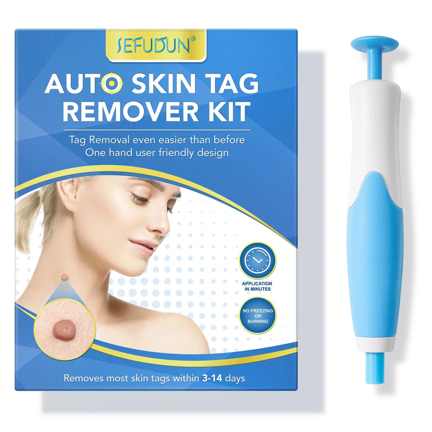 2 IN 1 Auto Micro Skin Tag Remover Device Standard And Micro Skin Tag Removal Kit Adult Mole Wart Remover Face Care Beauty Tools Viralgem Store