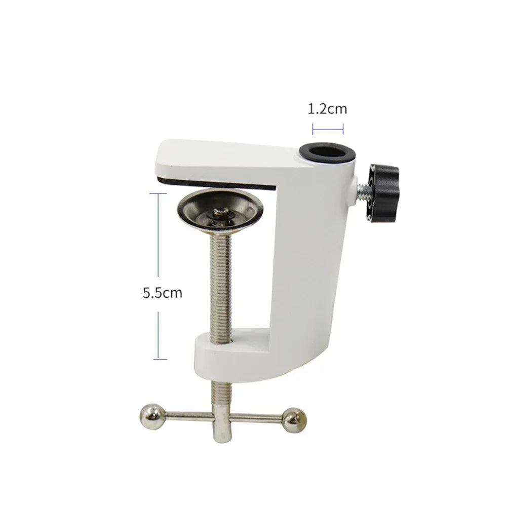 Table Mount Clamp Clip Aluminum Alloy Base Desk Lamp C-Shaped Clamp Bracket Desktop Fixed Bracket Clamp Microphone Stand Bracket Viralgem Store