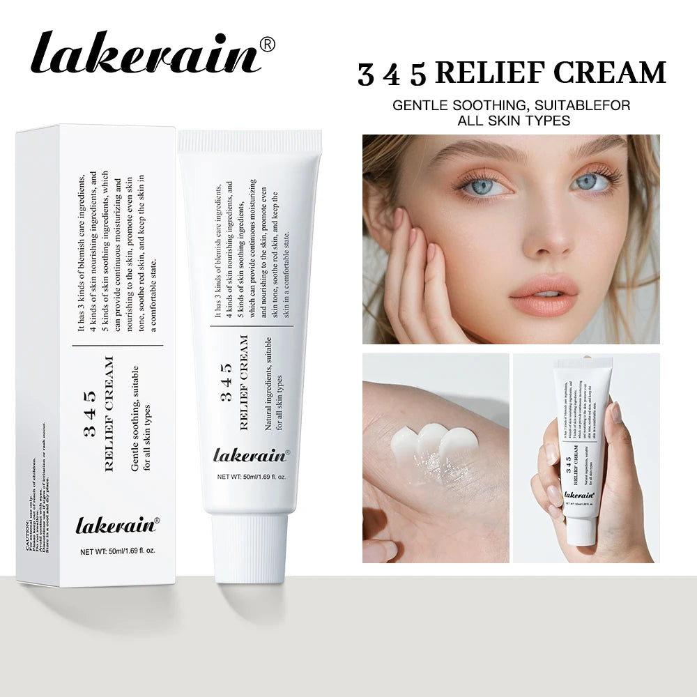 345 Relief Cream Address Blemishes Nourish Skin And Provide Moisturizing And Calming  Lifting Beauty Moisturizer Korean Product Viralgem Store