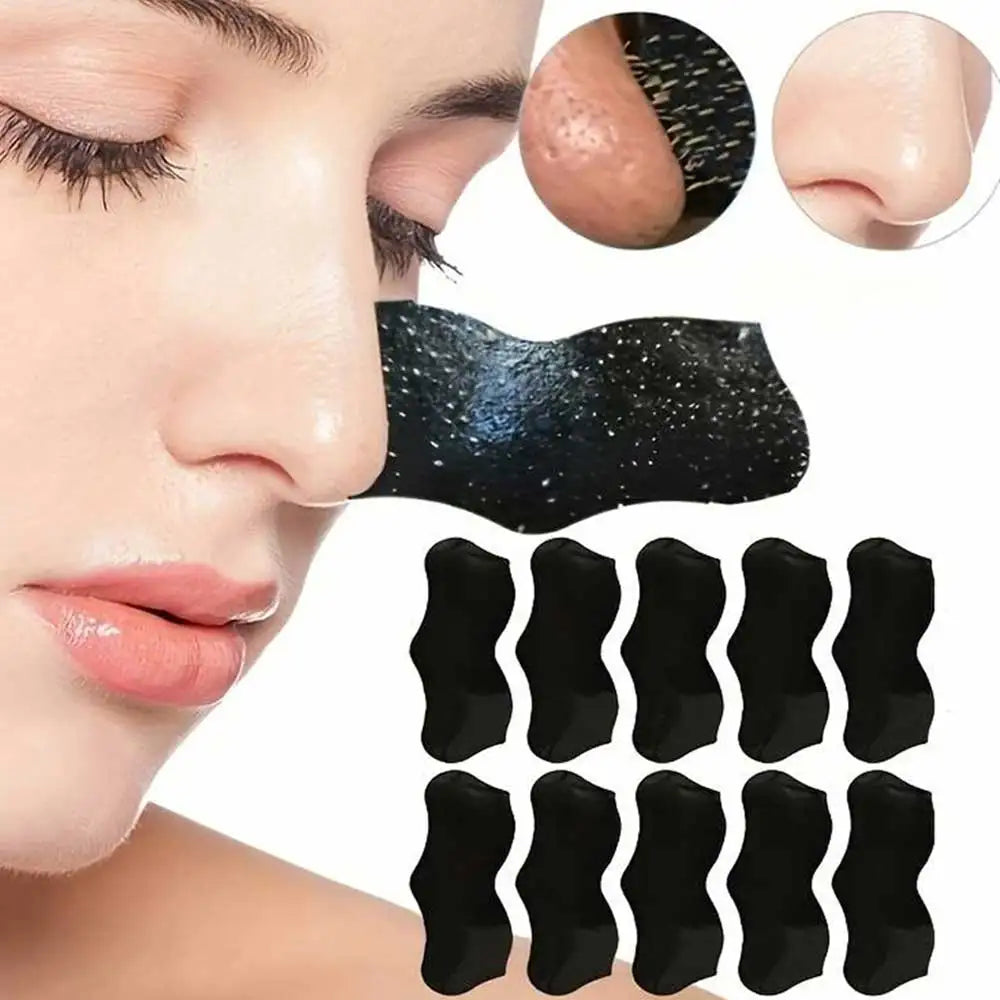 20/30/40/50pcs Nose Blackhead Remover Mask Deep Cleaning Shrink Pore Acne Treatment Mask Facial Cleansing Beauty Health Care