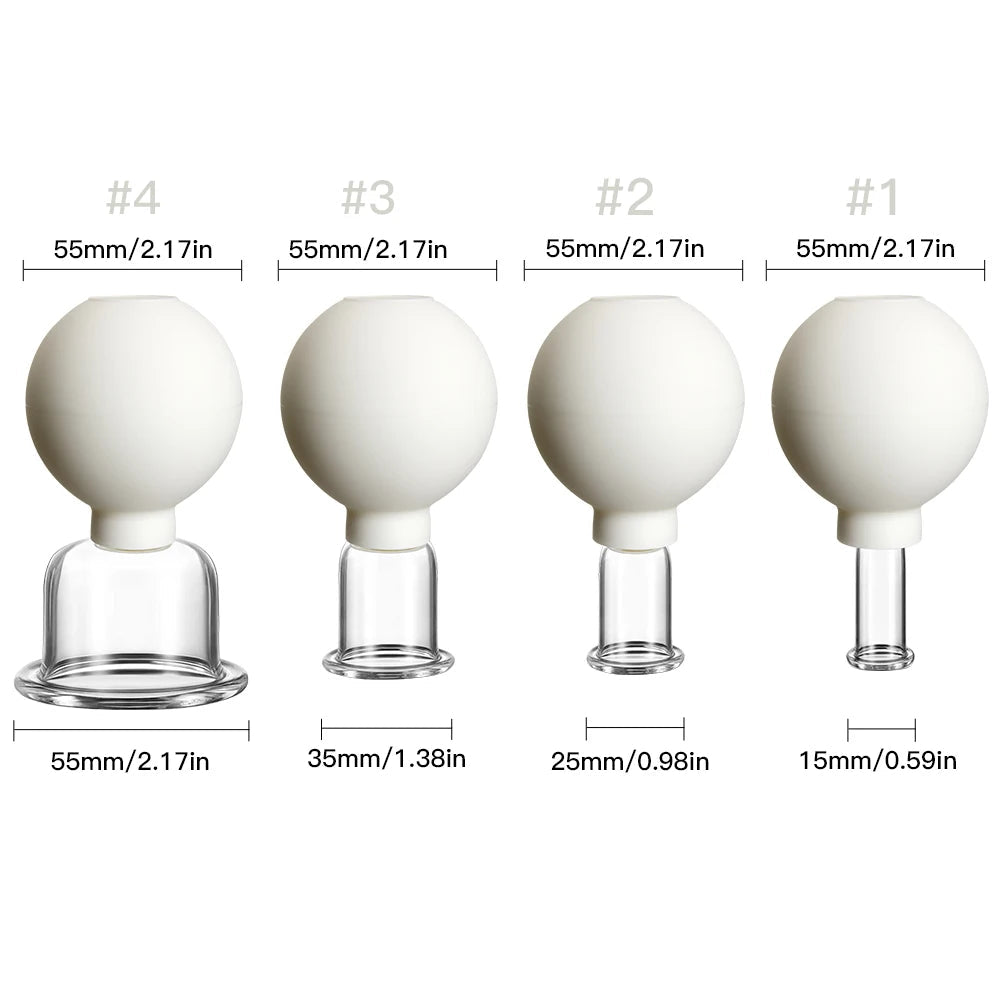 Vacuum Cupping Chinese Therapy Set Jars Anticellulite Professional Suction Cup Body Face Massager Facial Face Sucker Health Care Viralgem Store