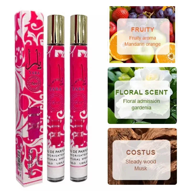 35ml Original Yara Arabian Perfume hombre Long Lasting 72h Fragrance Christmas Parfum Cologne de mujer Light Fragrance Viralgem Store