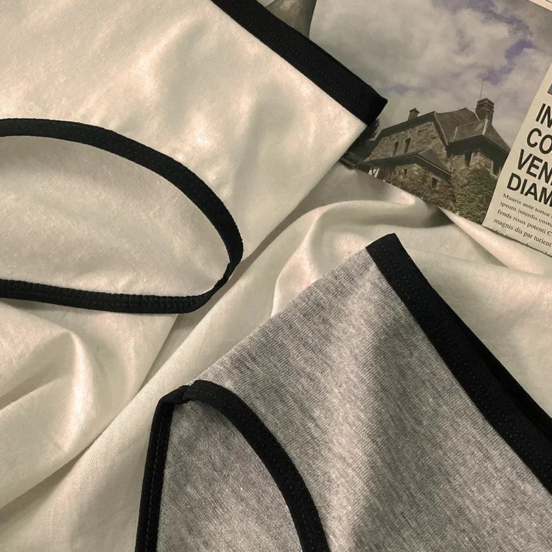 Women Panties Mid-Waist Cotton Solid Simple Sports Underwear Girls'S Briefs Comfortable Breathable Female's Lingerie Viralgem Store