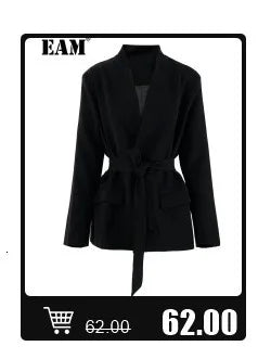 [EAM] Women Black Pu Leather Long Spaghetti Strap Dress New V-Neck Sleeveless Loose Fit Fashion Tide Spring Autumn 2024 JD03201