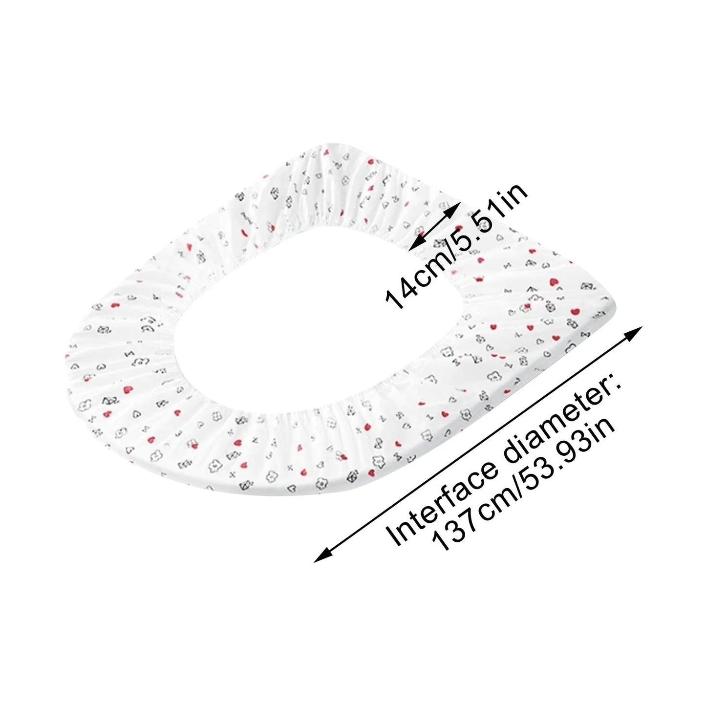 1-50pcs Disposable Toilet Seat Cover Non-woven Fabric Toilet Mat Seat Waterproof Soluble Water Todder Toilet Training Seat Cover Viralgem Store