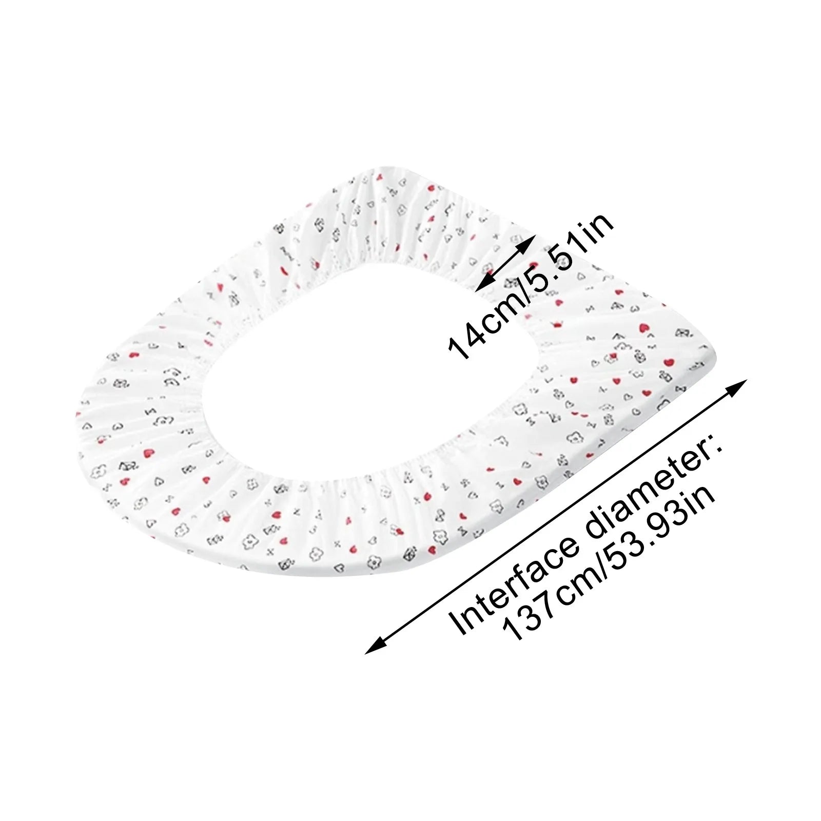 1-50pcs Disposable Toilet Seat Cover Non-woven Fabric Toilet Mat Seat Waterproof Soluble Water Todder Toilet Training Seat Cover Viralgem Store