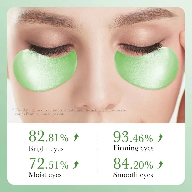 60pcs Aloe Vera Collagen Eye Mask Anti Dark Circles Removal Eyes Bags Moisturizing Firming Eye Patches Eyes Skin Care Products Viralgem Store