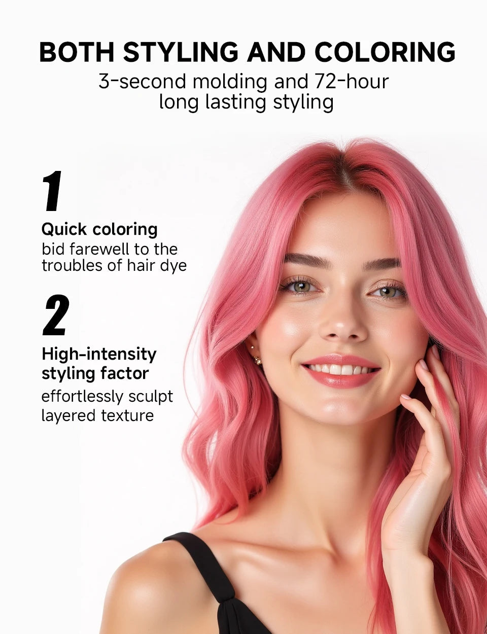 Temporary Hair Color Wax 13 Colors Hair Styling Hair Dyeing Paste Long Lasting Hair Dye Mud Kids Diy Hair Colour Cream Wax 50g Viralgem Store