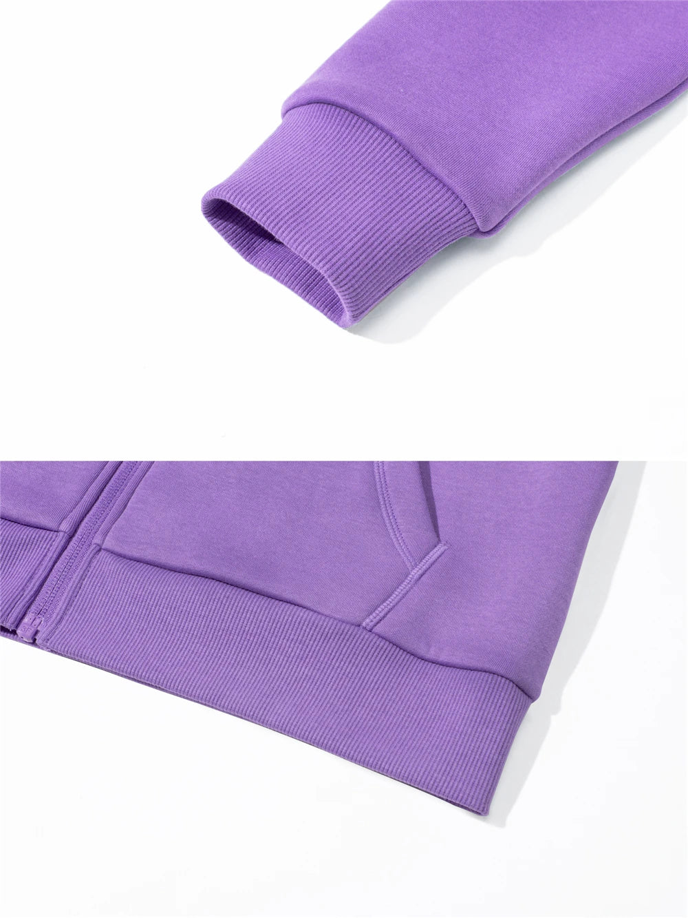 TACVASEN Fleece Lining Jogging Sweatshirts Womens Long Sleeve Hoodies Full Zip Up Jacket Workout Running Sportswear Casual Coats