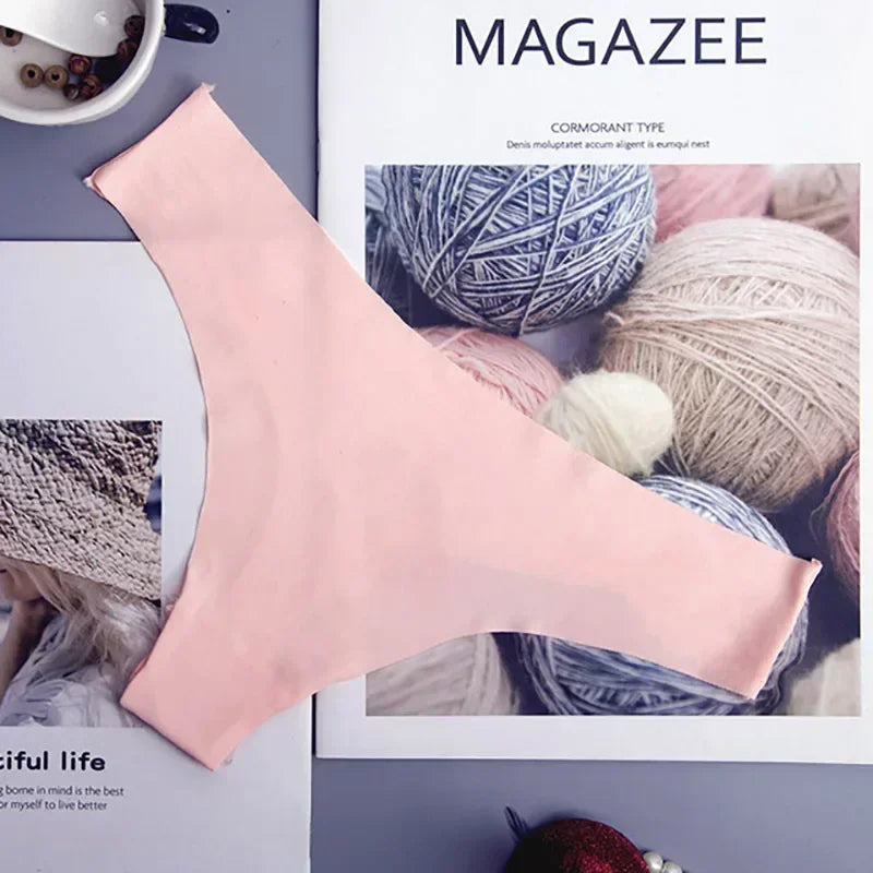 2pcs Sexy Lingerie Seamless Women G-string Underwear Ladies Panties Lingerie Bikini Pants Tanga Thong Intimatewear Briefs