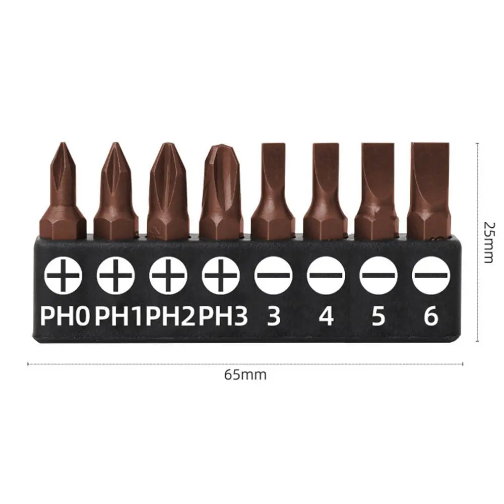 25mm 50mm 1/4 Screwdriver Bits Set S2 Steel Closs Phillips Slotted Hexagonal Solid Hollow Torx for Ratchet Wrench Hand Tools Viralgem Store