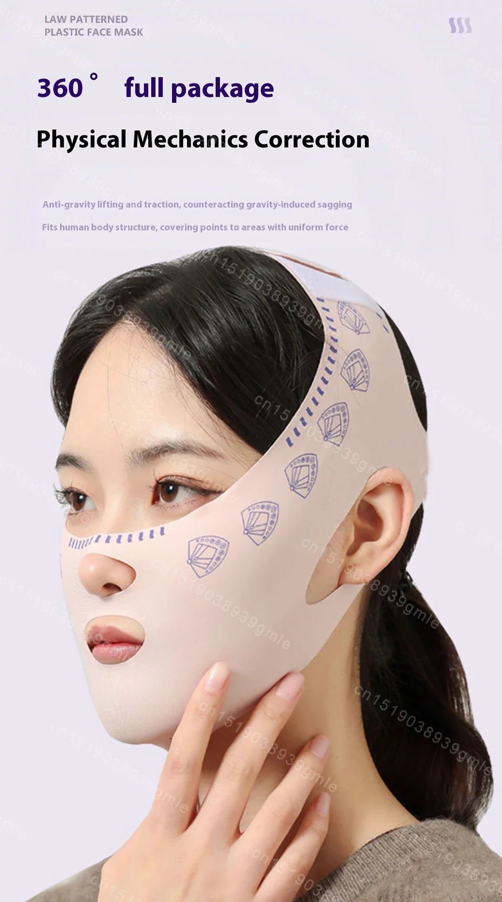 V Face Shaper Lift Massager Double Chin Cheek Slimming Bandage V-Shaper Lifting Mask Anti Wrinkle Skin Care Tool Lift Up Strap Viralgem Store