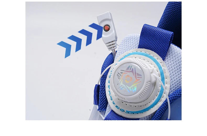 Two Wheels Children's Led Light Roller Skate Shoes For Kids Boys Girls Glowing Sports Luminous Sneakers Skateboard USB Charging Viralgem Store