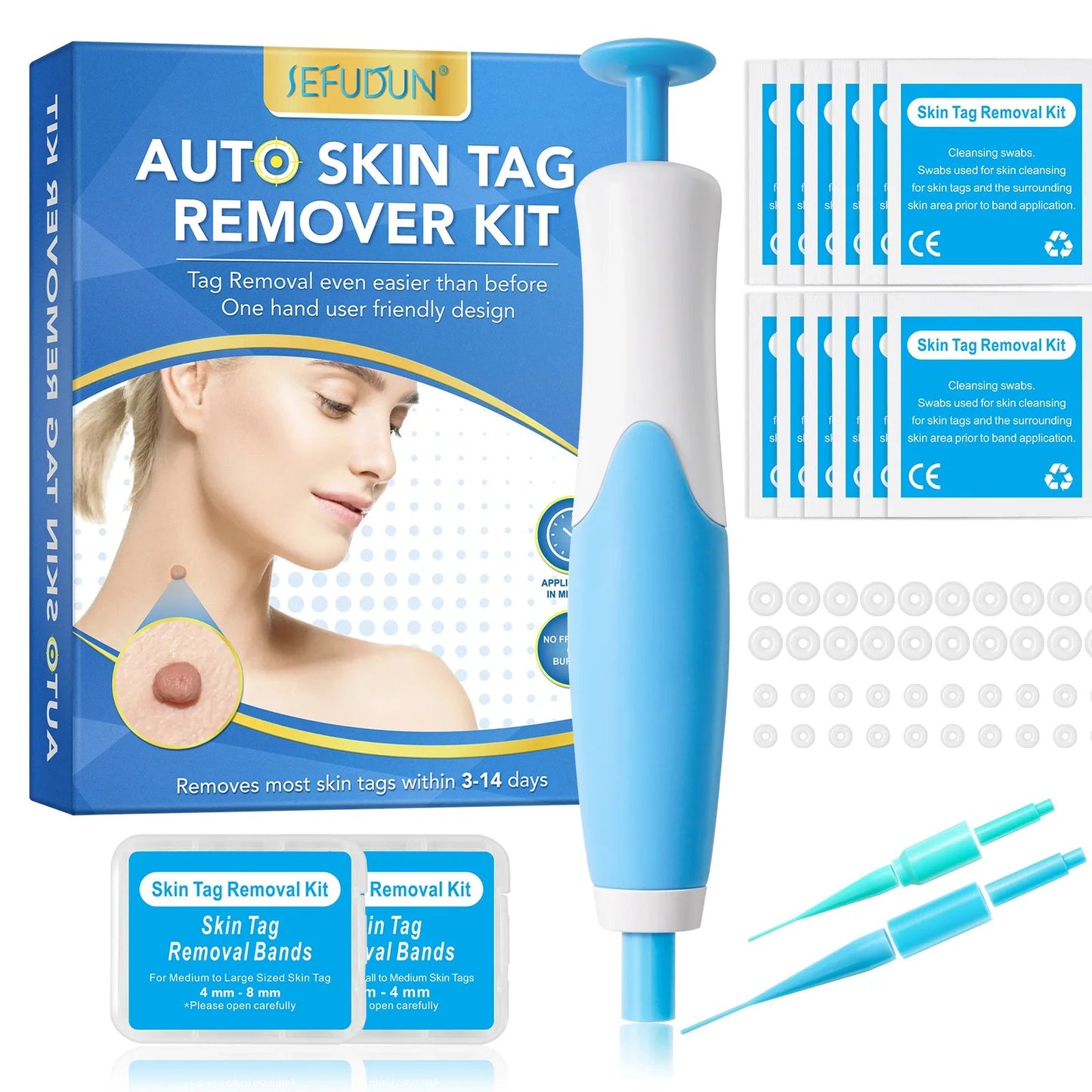 2 IN 1 Auto Micro Skin Tag Remover Device Standard And Micro Skin Tag Removal Kit Adult Mole Wart Remover Face Care Beauty Tools Viralgem Store