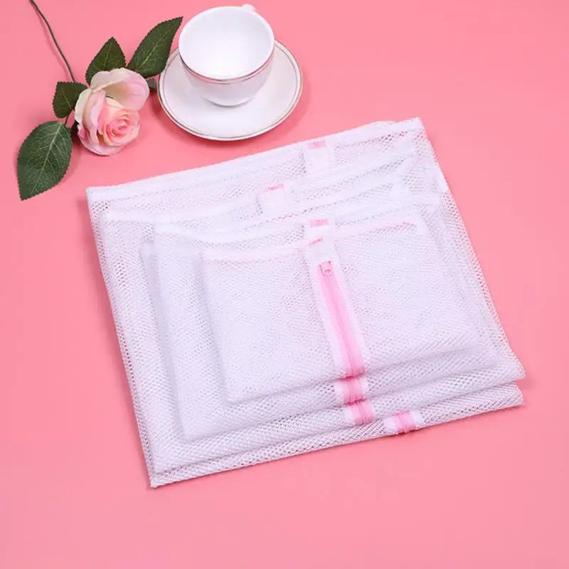 1/3PCS Laundry Wash Mesh Bag Clothing Care Foldable Protection Washing Net Filter For Lingerie Underwear Bra Socks Clothes 3 Viralgem Store