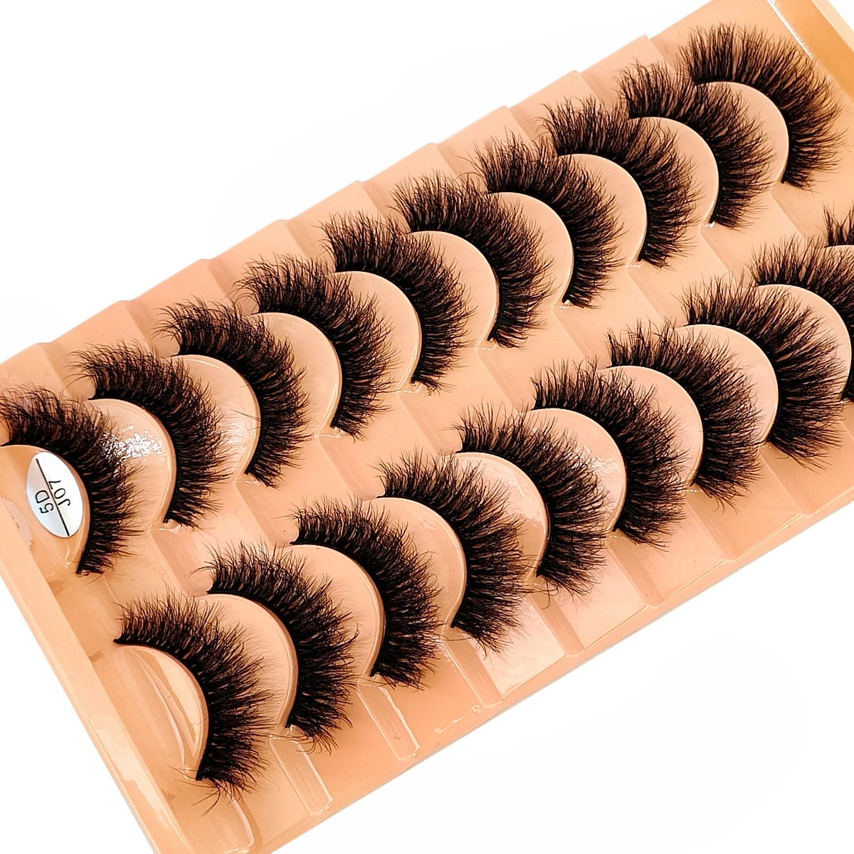 10 Pairs 3D Faux Mink Lashes Fluffy Soft Beauty Wispy Natural Short False Eyelashes Curly lashes Makeup Classic Thick eyelashes