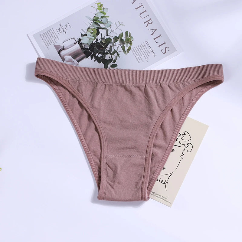 2PCS Women Panties Set Seamless Underwear Set Female Low Rise Briefs Underpants Sexy Lingerie Pantys 2022 Viralgem Store