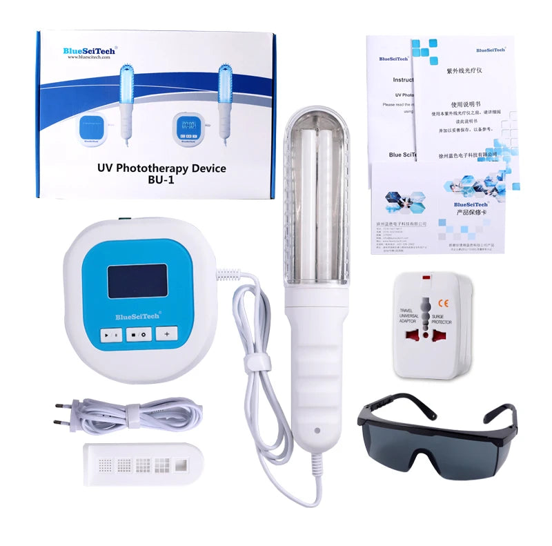 UV 311nm Ultraviolet Phototherapy Device Uses UVB Lamp To Treat Vitiligo, Psoriasis, White Spots And Skin Diseases