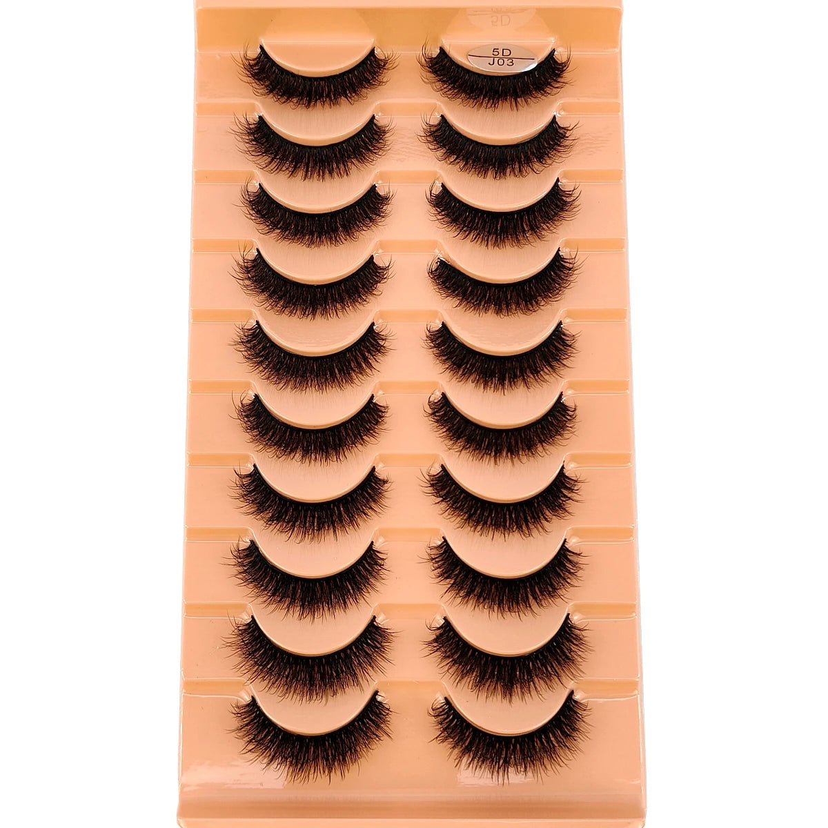 10 Pairs 3D Faux Mink Lashes Fluffy Soft Beauty Wispy Natural Short False Eyelashes Curly lashes Makeup Classic Thick eyelashes