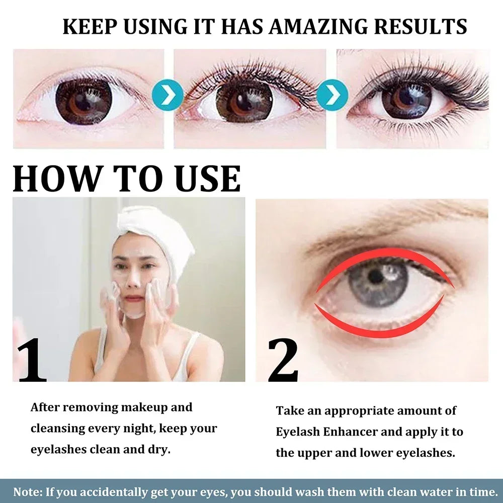 7 Days Fast Eyelash Growth Serum Makeup Natural Thick Long Curling Eyelash Growth Liquid Eyelash Growth Thicken Care Products Viralgem Store